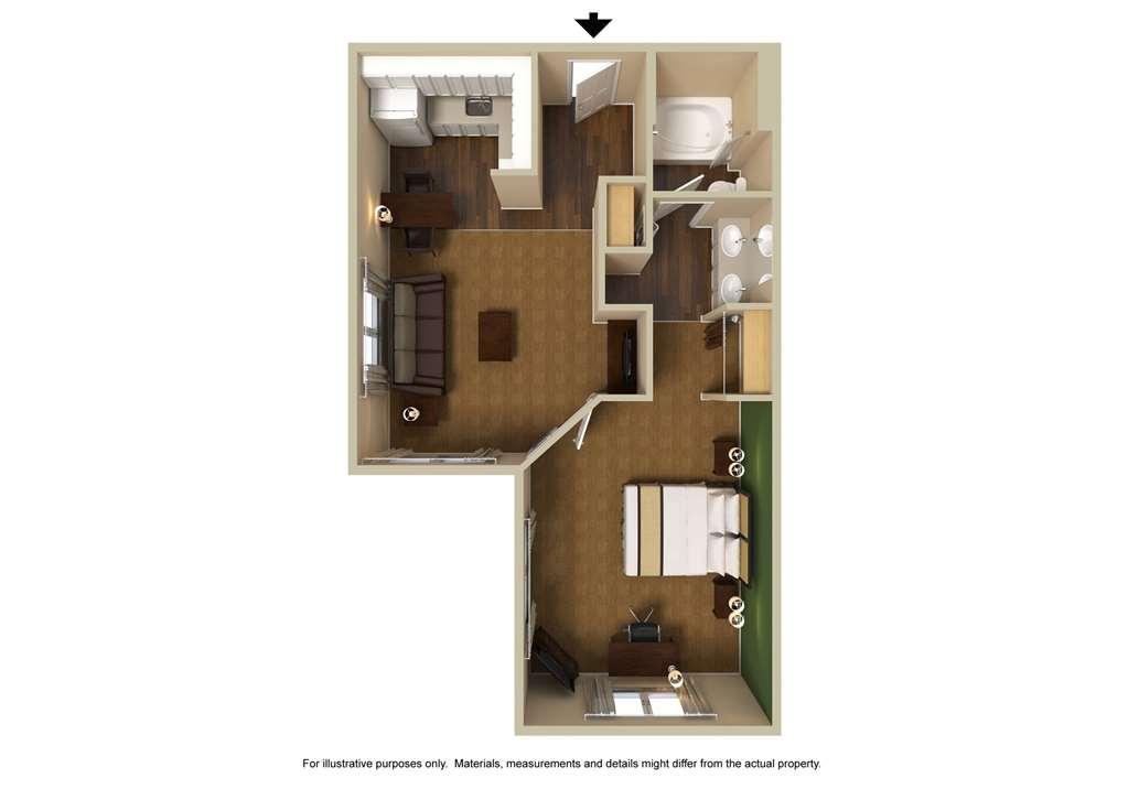 Extended Stay America Suites - Dallas - Las Colinas - Green Park Dr Irving Chambre photo